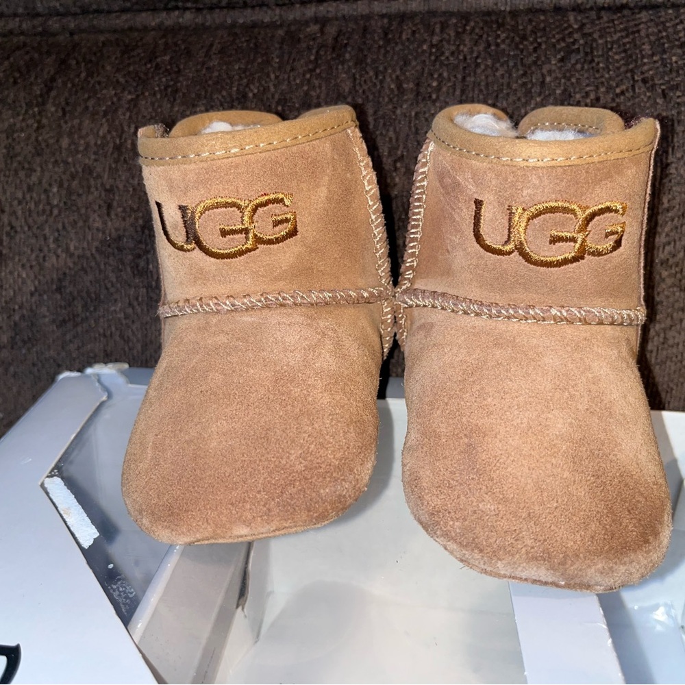SOLD - UGG Brown Infant Booties